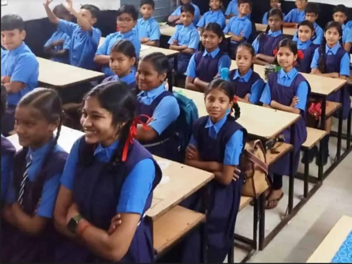 Children learning in a classroom